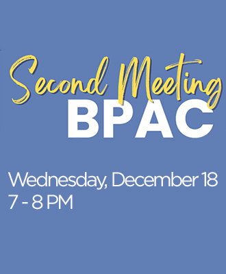  BPAC 2nd Meeting - December 18, 7 - 8 PM